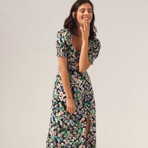 Influencer H&M Floral Midi Dress M BNWT